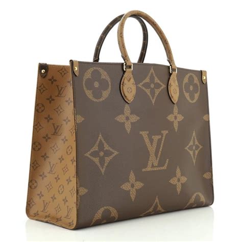 brown louis vuitton tote bag|louis vuitton tote reverse monogram.